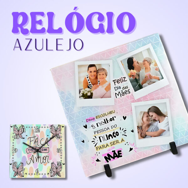 Relógio Azulejo