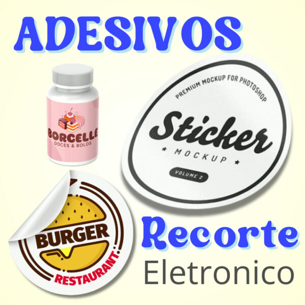 Adesivo corte eletrônico A4