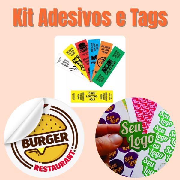 Kit de Adesivos Promocionais